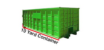 10 yard dumpster rental in Qu, TE
