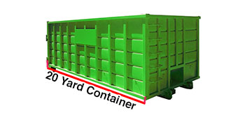 20 yard dumpster rental in Burlington, MA